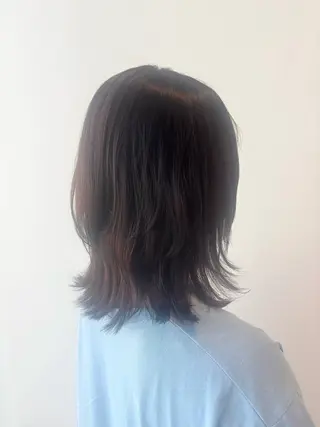 ミディアム 堀 ゆきみのヘアスタイル