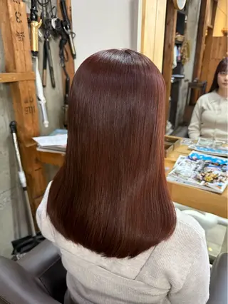 ロング カラー 大村 日向子のヘアスタイル