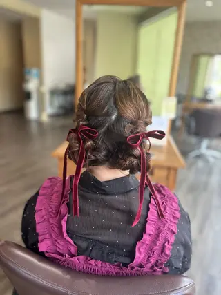 ヘアアレンジ 井上 花音のヘアスタイル
