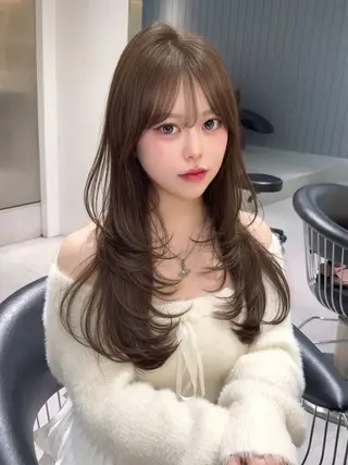 ロング 佐渡優 365連勤する美容師のヘアスタイル