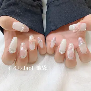 ロング ネイルJaol 池袋のネイルデザイン