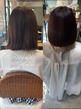 ブリーチ矯正髪質改善 ✨オオエタクミのヘアスタイル
