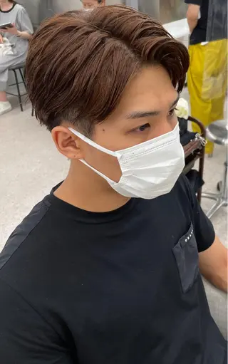 メンズ 京都河原町 メンズパーマ助川龍哉のヘアスタイル