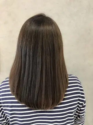 セミロング 中村 幸子のヘアスタイル