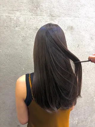ロング カラー ブラウンカラー特化/ 艶✖️上品/修生のヘアスタイル
