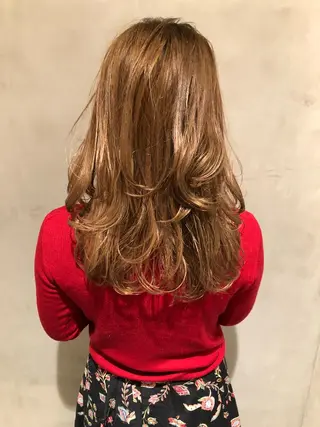 ミディアム カラー 大西 直人のヘアスタイル