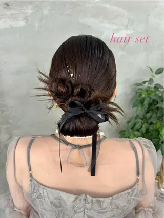 ヘアアレンジ ✨透明感艶カラー ✨💍Yuri💍のヘアスタイル