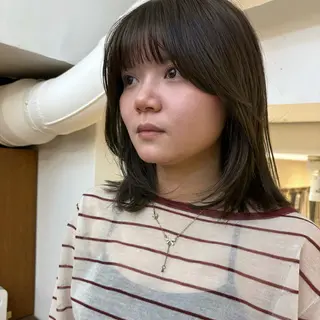 ミディアム カラー 似合わせカラー🧹 miyukiのヘアスタイル