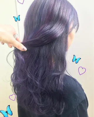 セミロング カラー 新宿駅近♡個室 ♡関口三都季🌜のヘアスタイル