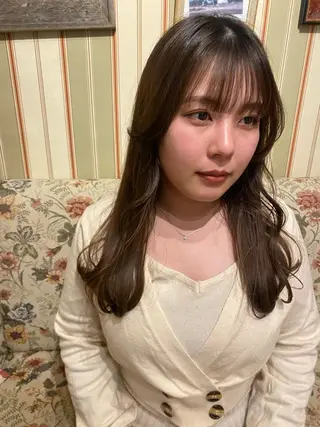 ロング LUVISM新潟🎀 透明感カラー/ミユのヘアスタイル