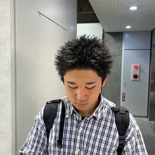 ショート カラー パーマ メンズ 🔥メンズ 特化🔥菊水皐暉🔥のヘアスタイル