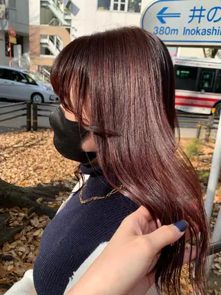 カラー 海外girl🤎 透明感ベージュmaoのヘアスタイル