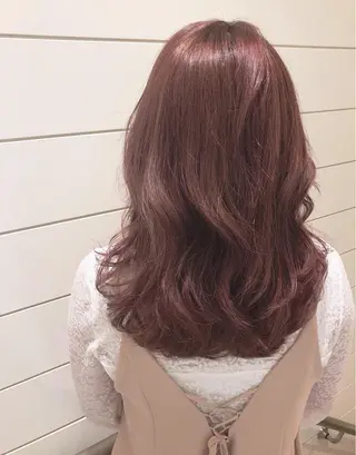 セミロング カラー 🍊新宿南口🍊 ERINAのヘアスタイル