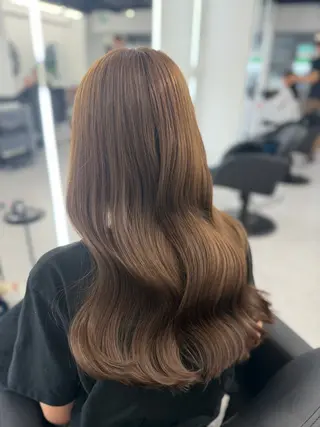 ロング カラー eco/透明感/ 髪質改善/堀江のヘアスタイル