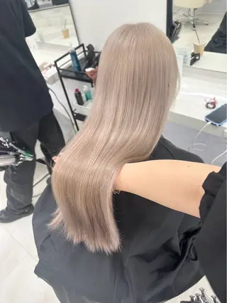 ロング カラー はな ブリーチ ハイトーン/ 渋谷のヘアスタイル