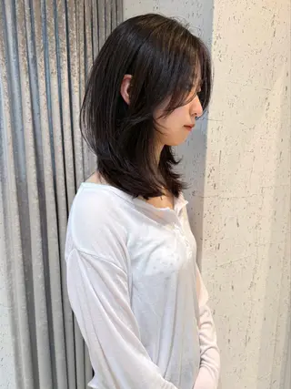 ミディアム カラー mai / linoah˚✧のヘアスタイル