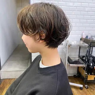 ショート パーマ/ 🌿nanakoのヘアスタイル