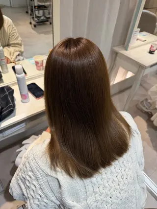 ミディアム CreBiA ひなたのヘアスタイル
