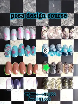 ネイル posa nail モエミのネイルデザイン
