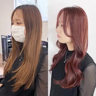 セミロング カラー パーマ ヘアアレンジ メンズ キッズ ネイル マツエク・マツパ アイブロウ 渋谷レイヤーカット❌ 縮毛矯正専門/武田涼のヘアスタイル