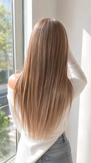 ロング イズ ミのヘアスタイル