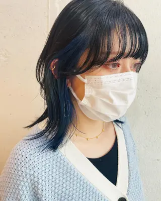 ミディアム カラー hisano / ハイトーン・透明感のヘアスタイル