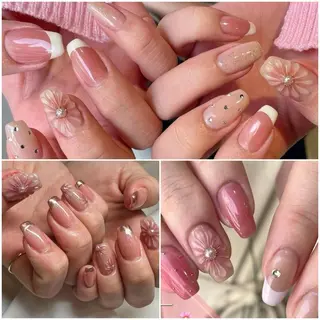 ネイル モチの良さ◉ フィルインネイル♡のネイルデザイン