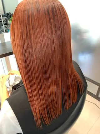 セミロング ✨透明感カラー✨髪質 改善✨国分魚生のヘアスタイル