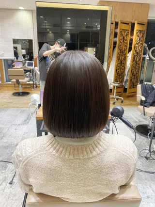 カラー 銀座/レイヤー 顔周りカット溝手優太のヘアスタイル