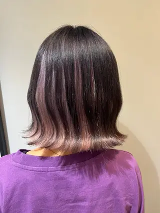 ミディアム 菊地 真優のヘアスタイル