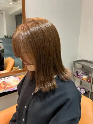 カラー linna / 高槻 /透明感カラーのヘアスタイル
