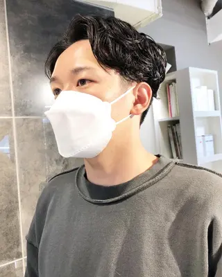 パーマ ヘアアレンジ メンズ メンズ特化✂️栗原 侑也のヘアスタイル