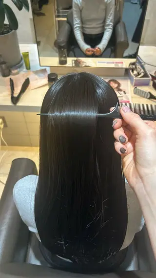 ロング 永田 風音のヘアスタイル