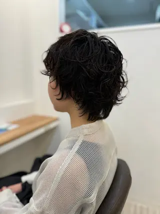 ショート パーマ 山下柚奈 /ボブ/レイヤーのヘアスタイル