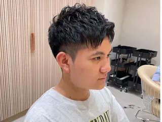 メンズ 大人メンズパーマ メンズ特化 萱原大幹のヘアスタイル