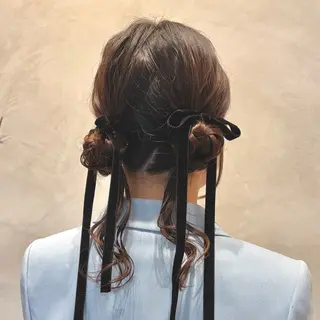 セミロング レイヤーカット🪄 ヘアセット🪄シホのヘアスタイル