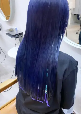 ロング カラー ダウンパーマ 【sity.ザイク】のヘアスタイル