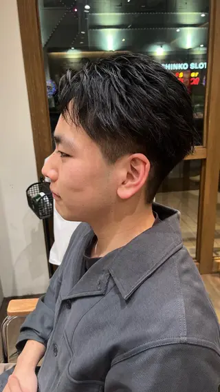 メンズ 赤み消し艶カラー🍒 髪質改善　KAIのヘアスタイル