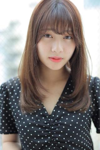 セミロング 小川 海のヘアスタイル