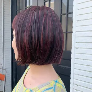 カラー コウノス マサコのヘアスタイル