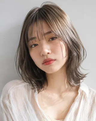 ミディアム カラーモデル募集☆ 山村梨香のヘアスタイル