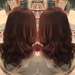 セミロング カラー Shiho お洒落な エクステ♡ハイトーンのヘアスタイル