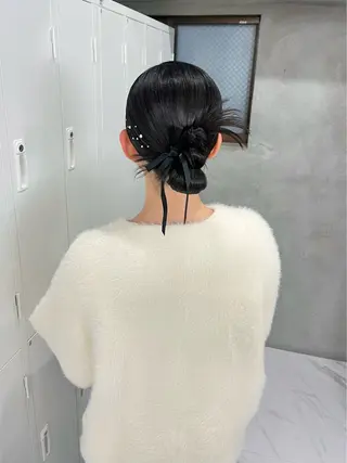 ヘアアレンジ riko/レイヤー カット/ヘアセットのヘアスタイル