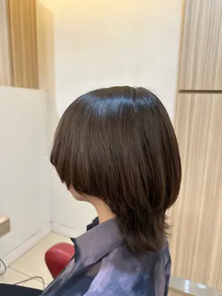 ナチュラルヘア 神田一瑳のヘアスタイル