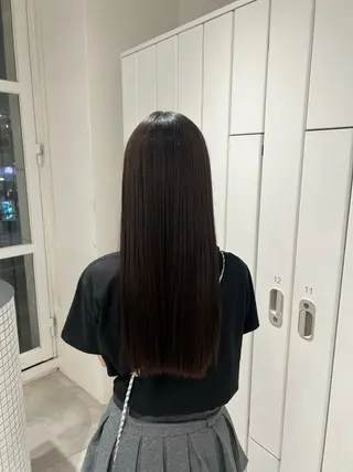 ロング AI  /暖色/ ガーリーヘアのヘアスタイル