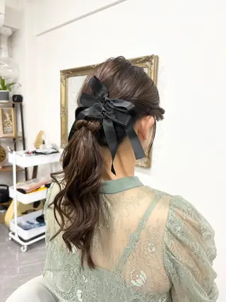 ヘアアレンジ ヘアサロン ミカヅキのヘアスタイル