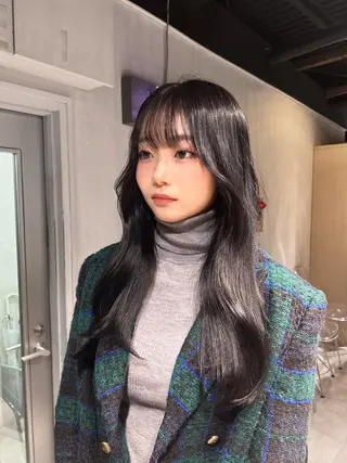 ロング MEI🎀レイヤー 🎀韓国styleのヘアスタイル
