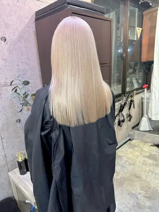 ロング カラー ⭕️ダメージレス特化 髪質改善🥇丸山憲人のヘアスタイル