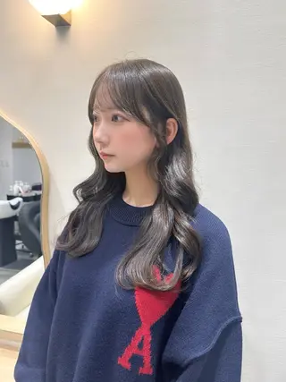 ロング カラー 矢野 晃平のヘアスタイル