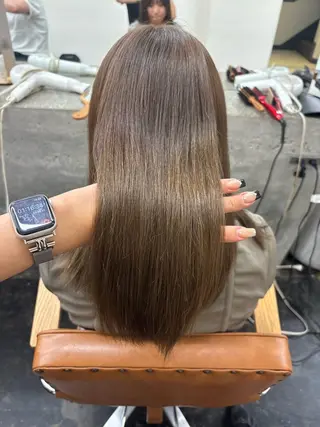 ミディアム 透明感カラー/顔周り カット/ののか💞のヘアスタイル